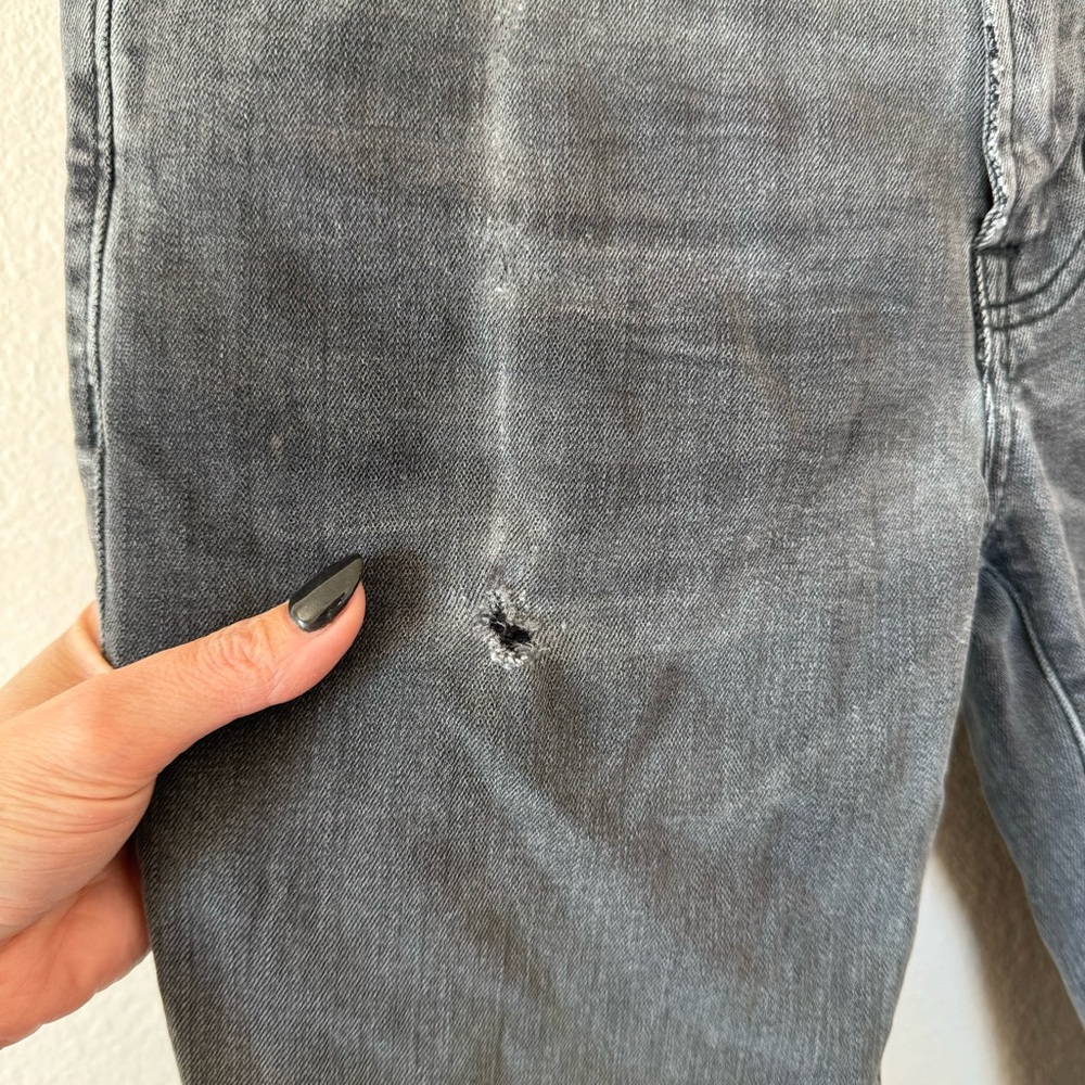 American Eagle Extreme Flex Jeans Gray Distressed Stretch 30 X 32 Actual 30 In - Picture 4 of 13